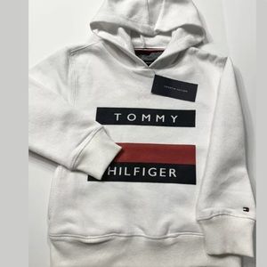 Tommy Hilfiger boys white hoodie size 4